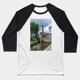 Cotswolds Lower Slaughter Old Mill Baseball T-Shirt